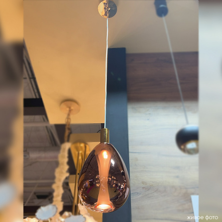 Светильник подвесной Crystal Lux GAUDI SP4W LED COPPER фото 6