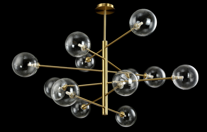 Бра Crystal Lux MARZO AP1 BRONZE/TRANSPARENTE фото 8