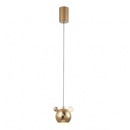 Светильник подвесной Crystal Lux AMIGO SP LED GOLD фото 2