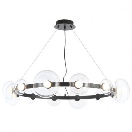 Бра Crystal Lux BOSQUE AP1 BLACK/TRANSPARENT фото 8