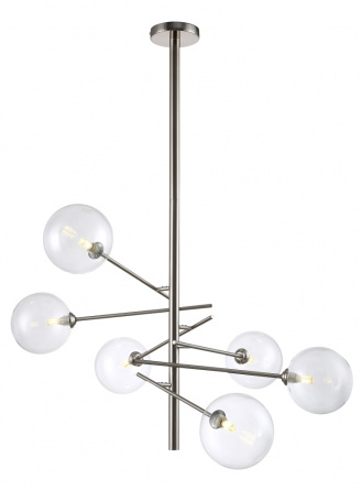 Люстра Crystal Lux MARCOS SP6 NICKEL фото 1