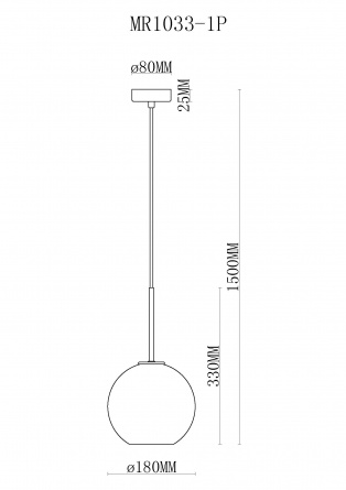 Подвесной светильник Stiven MR1033-1P фото 2